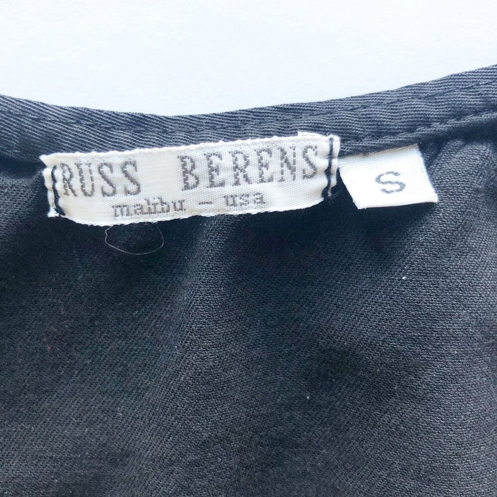 Russ Berens Vintage Black Sleeveless Maxi Dress Womens Small - Picture 5 of 7